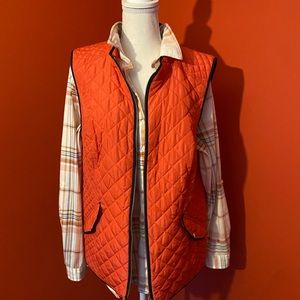 Quilted Vest Peach